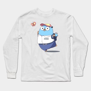 Golang Gopher Go Panic Long Sleeve T-Shirt